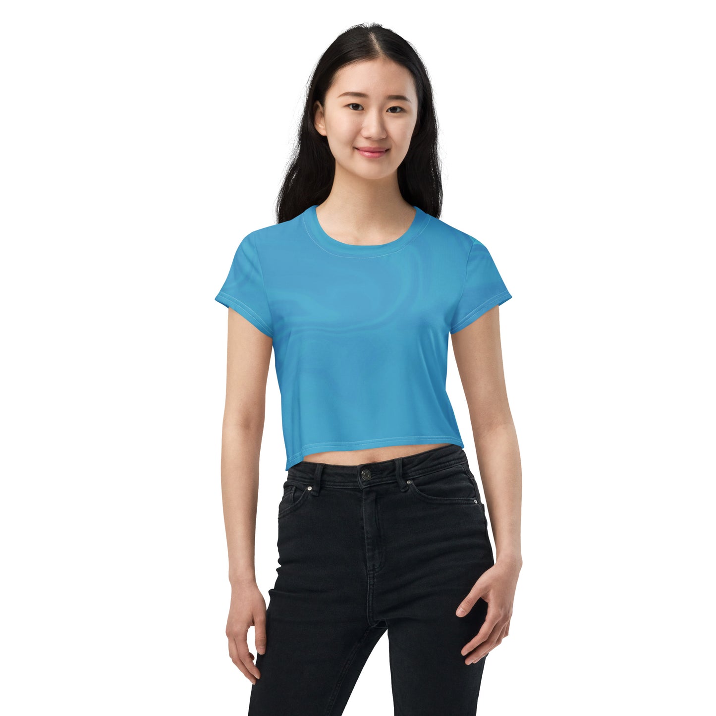 Crop Tee (Whimsi Waves)