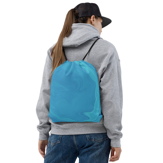 Drawstring Bag (Whimsi Waves)