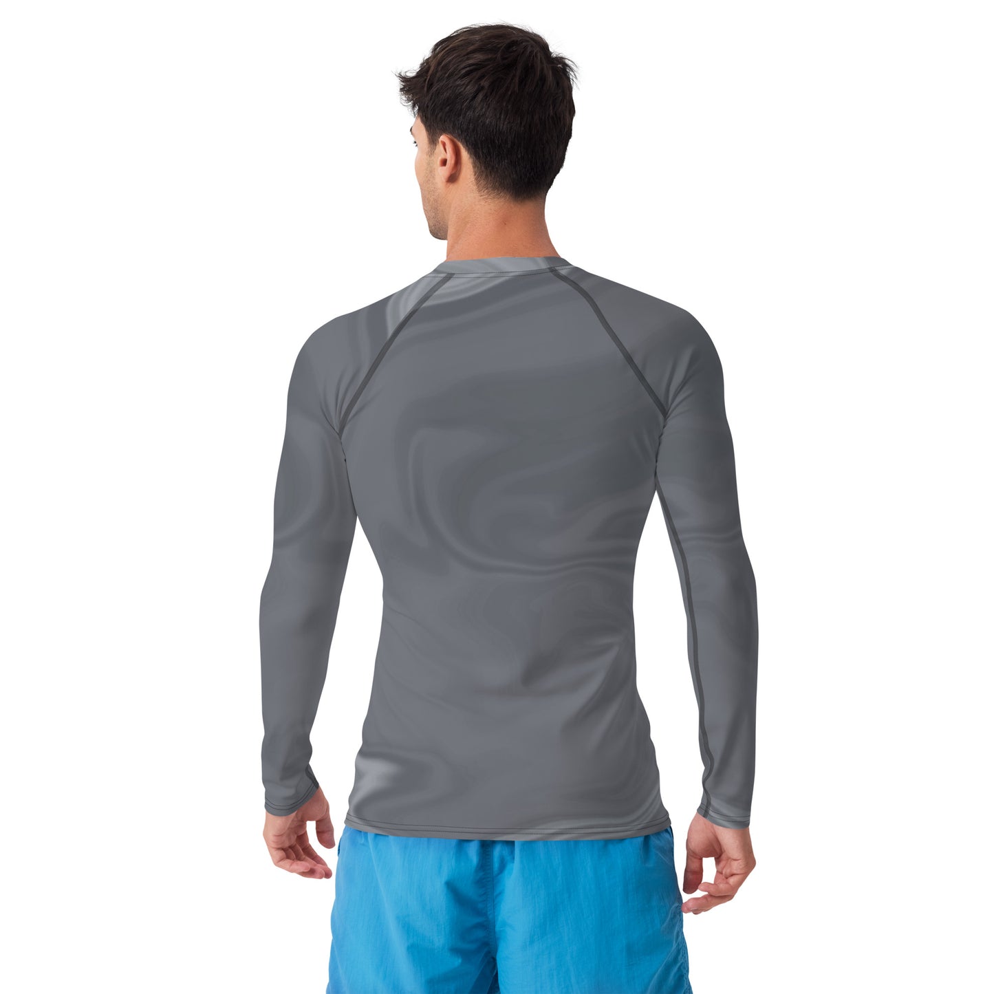 Men's Rash Guard (Dark Waves)