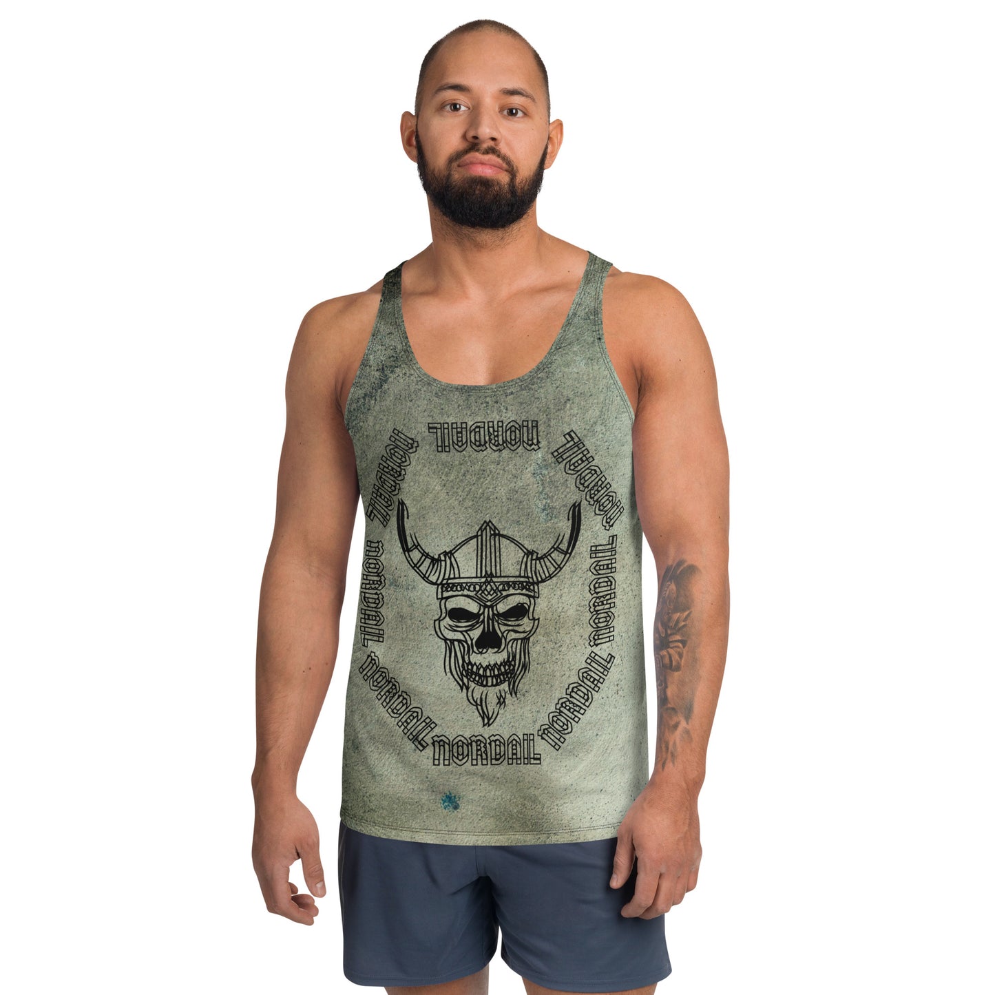 Unisex Tank Top (Vivid Viking Skull)