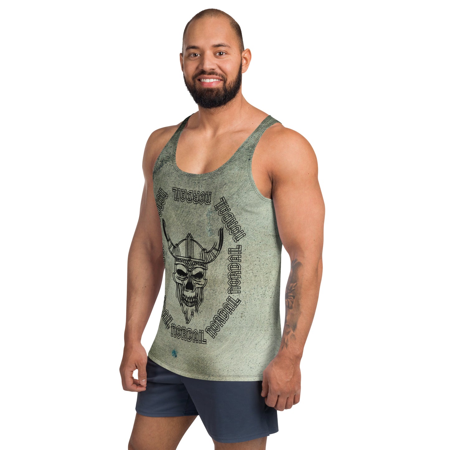 Unisex Tank Top (Vivid Viking Skull)