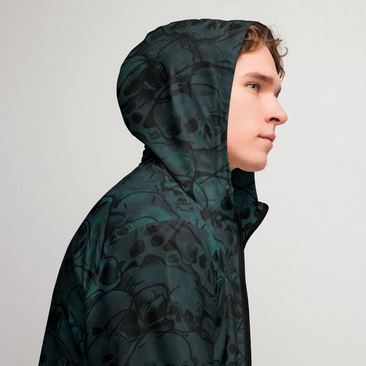 Men’s Windbreaker (Skulls Of Tundra)