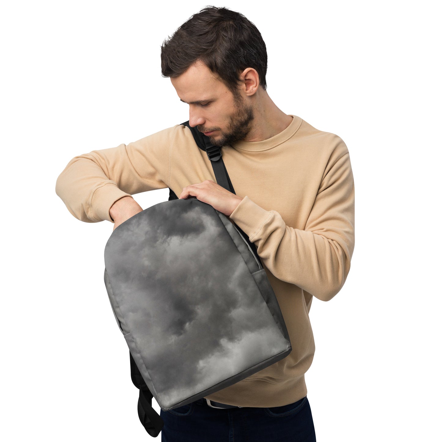 Minimalist Backpack (Dark Clouds)