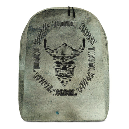 Minimalist Backpack (Vivid Viking Skull)