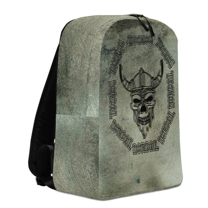 Minimalist Backpack (Vivid Viking Skull)