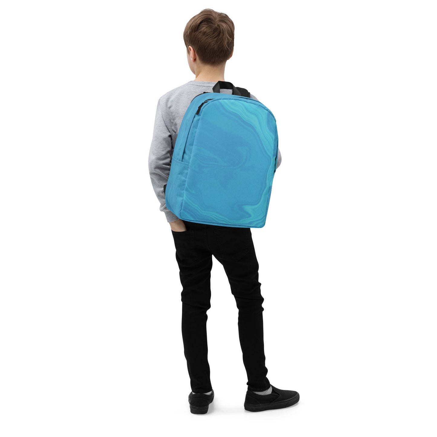 Minimalist Backpack (Whimsi Waves)