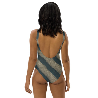 One-Piece Swimsuit (Green Sand)