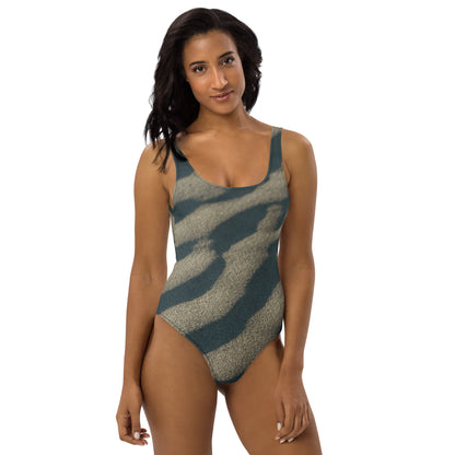 One-Piece Swimsuit (Green Sand)