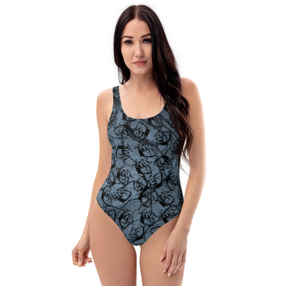 One-Piece Swimsuit (Cold Heart Veins)