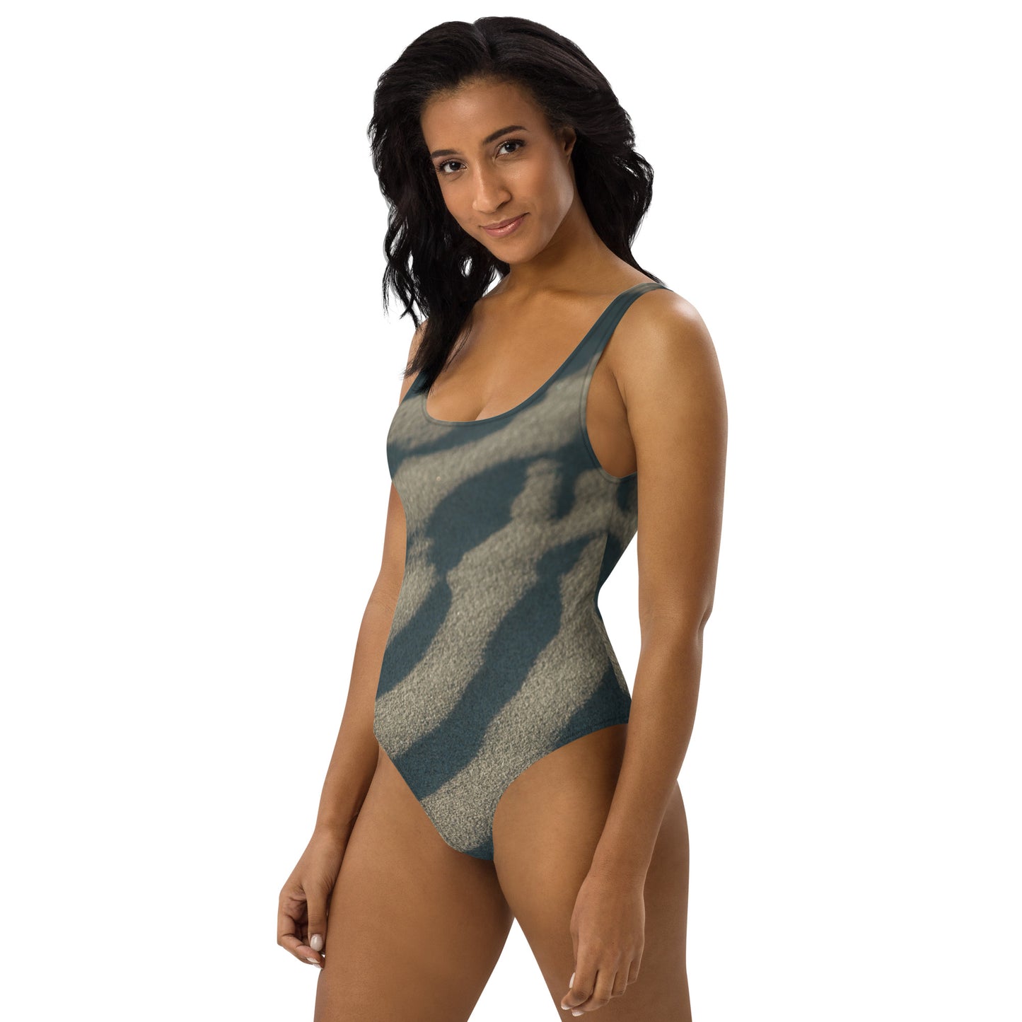 One-Piece Swimsuit (Green Sand)