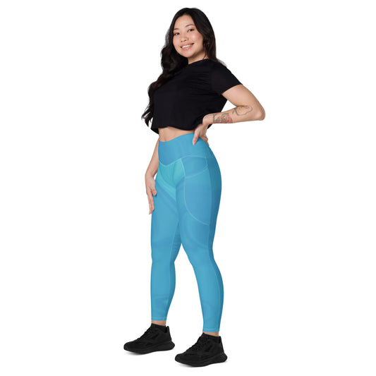 Leggings With Pockets (Whimsi Waves)