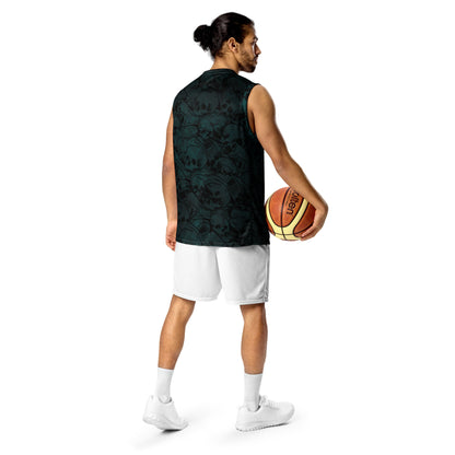 Unisex Basketball Jersey (Skulls Of Tundra)