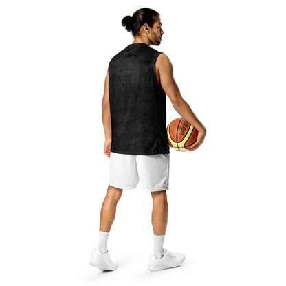 Unisex Basketball Jersey (Hands Of Darkness)