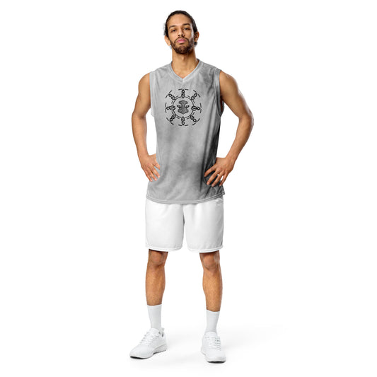 Unisex Basketball Jersey (Viking) Grey