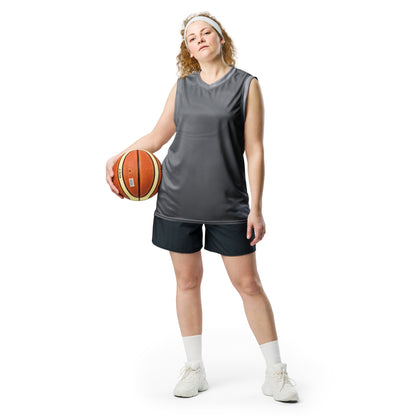 Unisex Basketball Jersey (Dark Waves)