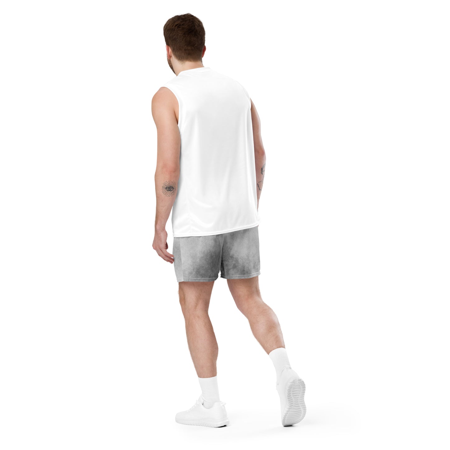 Unisex Mesh Shorts (Viking) Grey