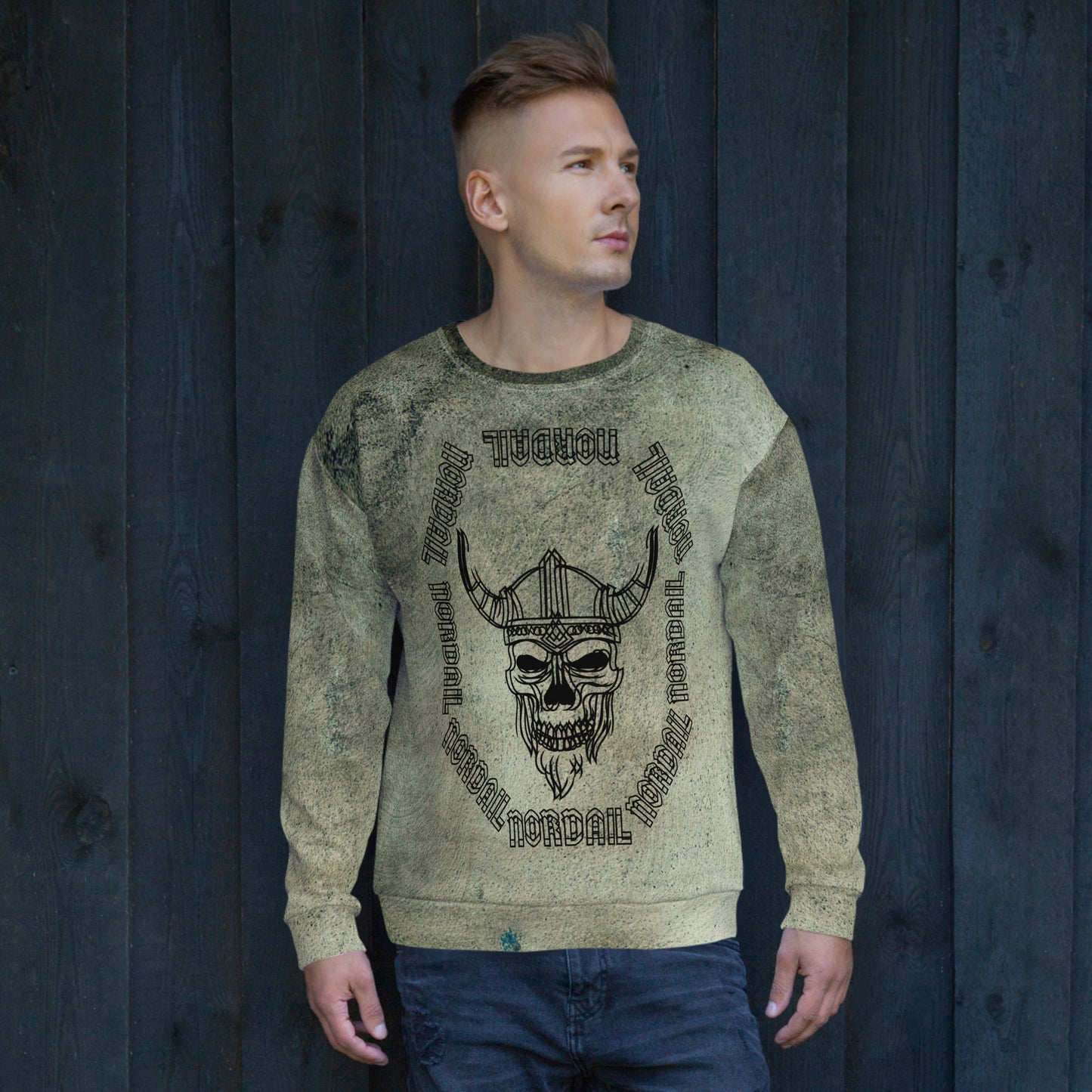 Unisex Sweatshirt (Vivd Viking Skull)