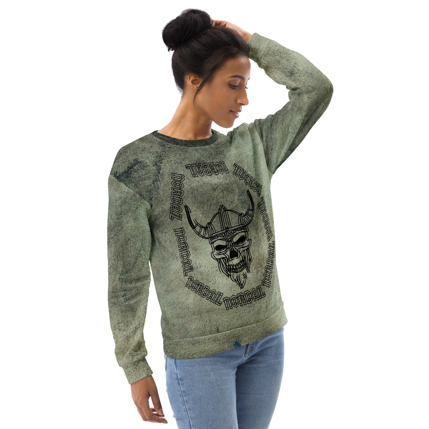 Unisex Sweatshirt (Vivd Viking Skull)