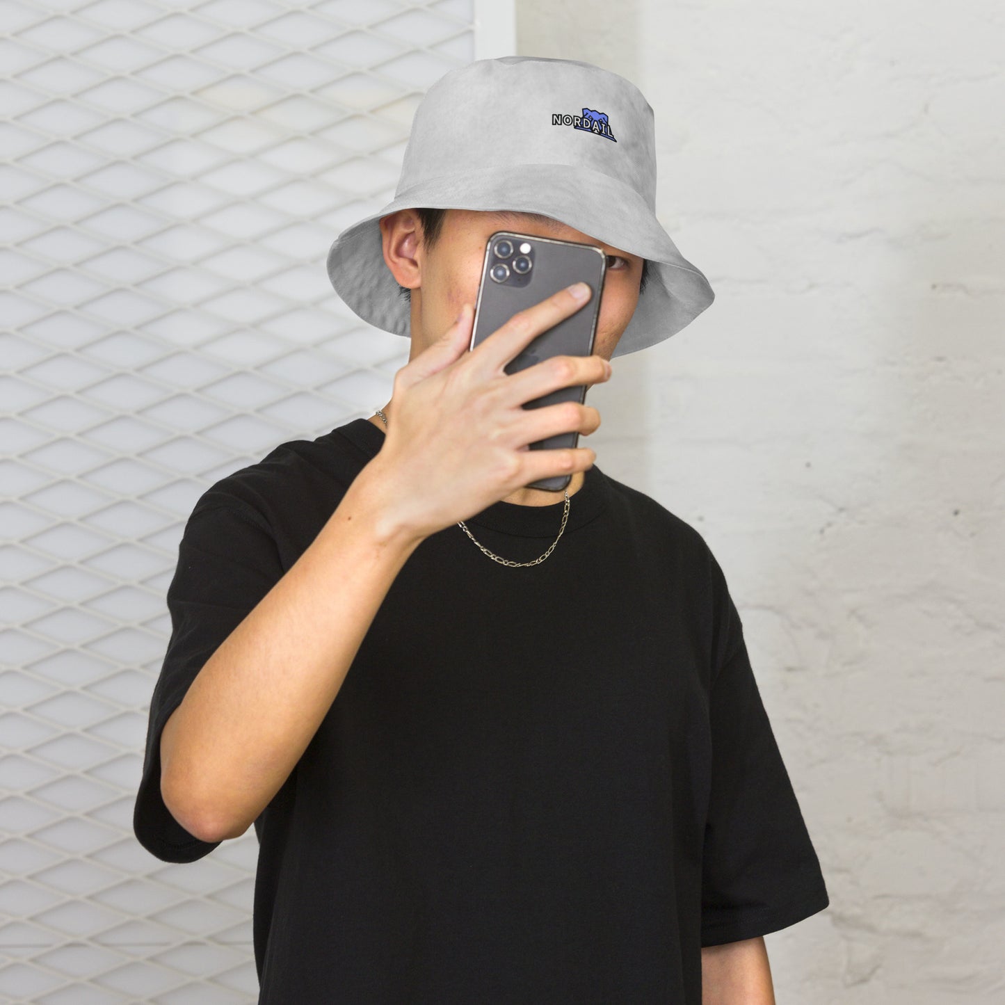 Reversible Bucket Hat (Viking) Grey