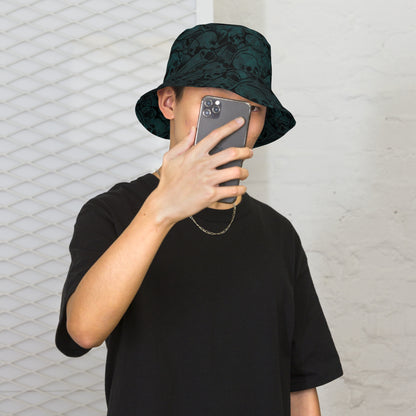 Reversible Bucket Hat (Skulls Of Tundra)