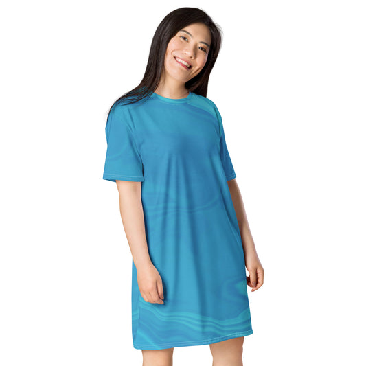 T-shirt Dress (Whimsi Waves)