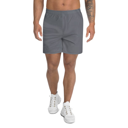 Unisex Athletic Long Shorts (Dark Waves)