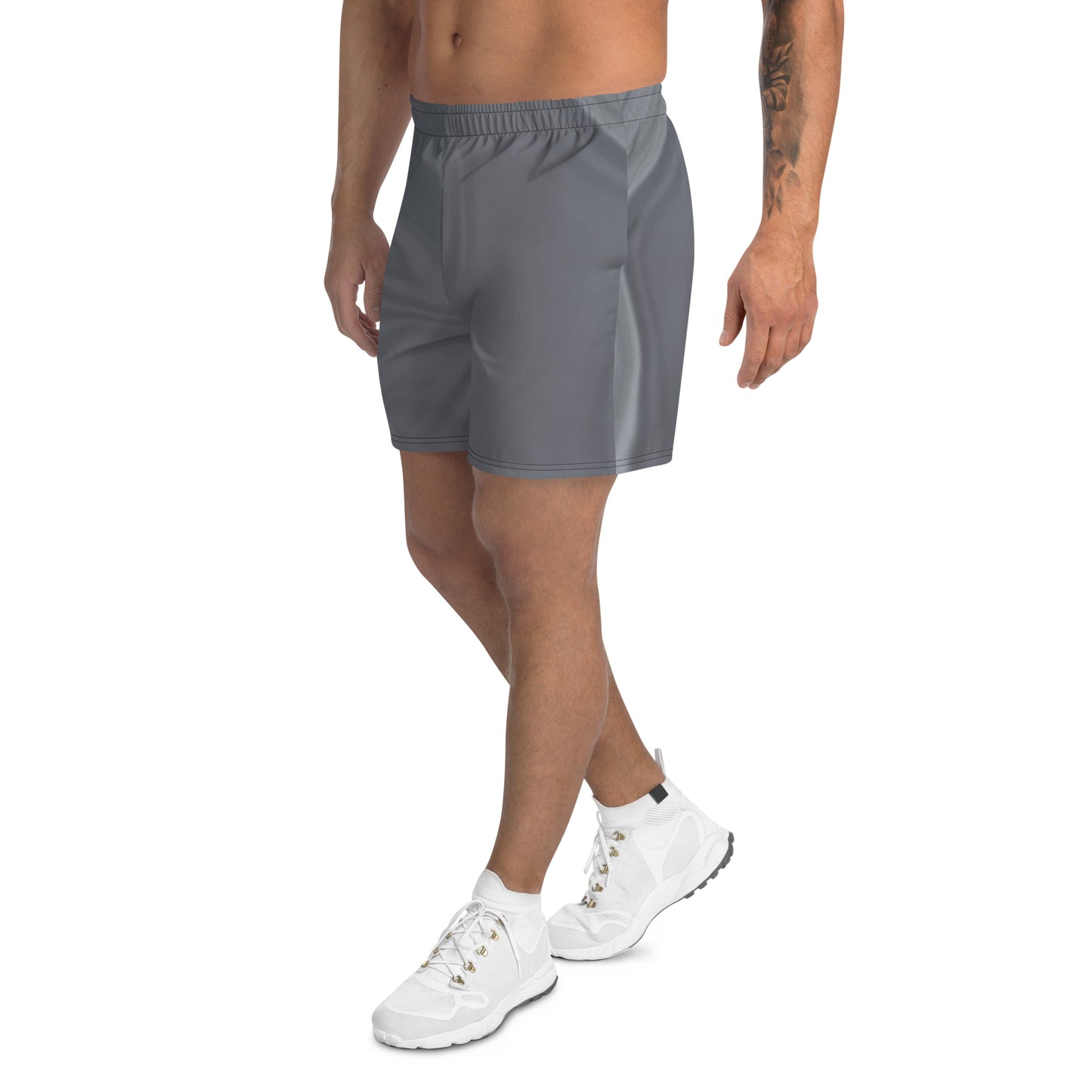 Unisex Athletic Long Shorts (Dark Waves)