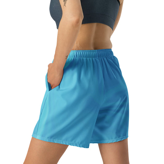 Unisex Athletic Long Shorts (Whimsi Waves)