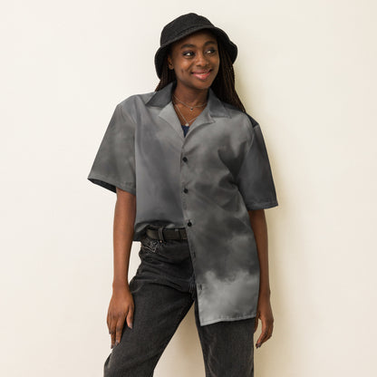 Unisex Button Shirt (Dark Clouds)