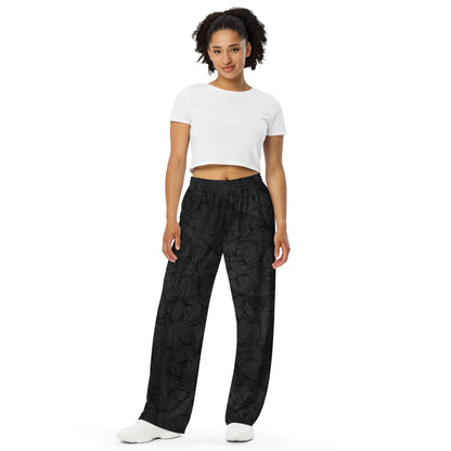 Unisex Wide-Leg Pants (Hands Of Darkness)