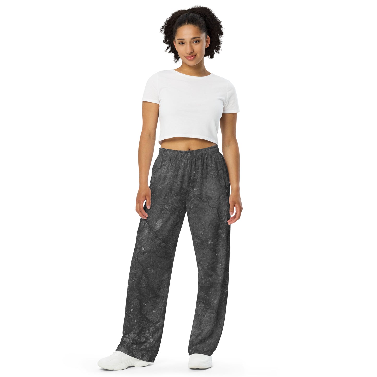 Unisex Wide-leg Pants (Nordic Ash)