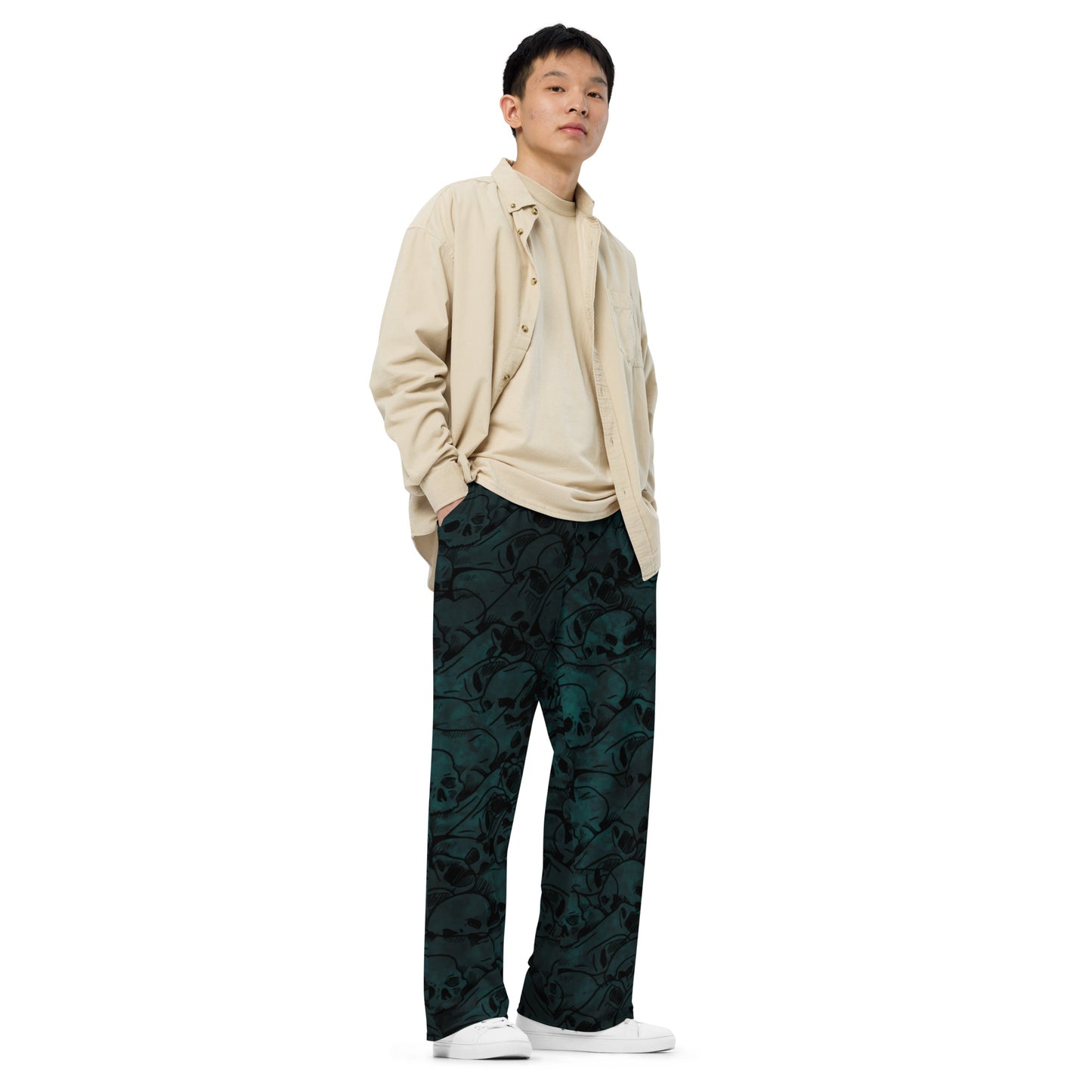 Unisex Wide-Leg Pants