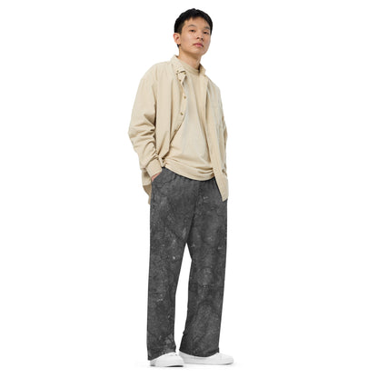 Unisex Wide-leg Pants (Nordic Ash)