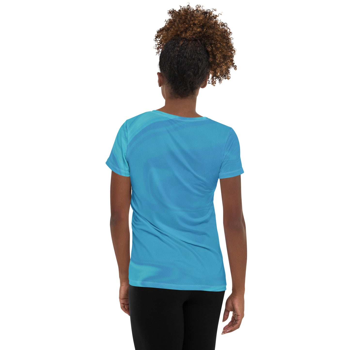 Women's Athletic T-shirt (Whimsi Waves)