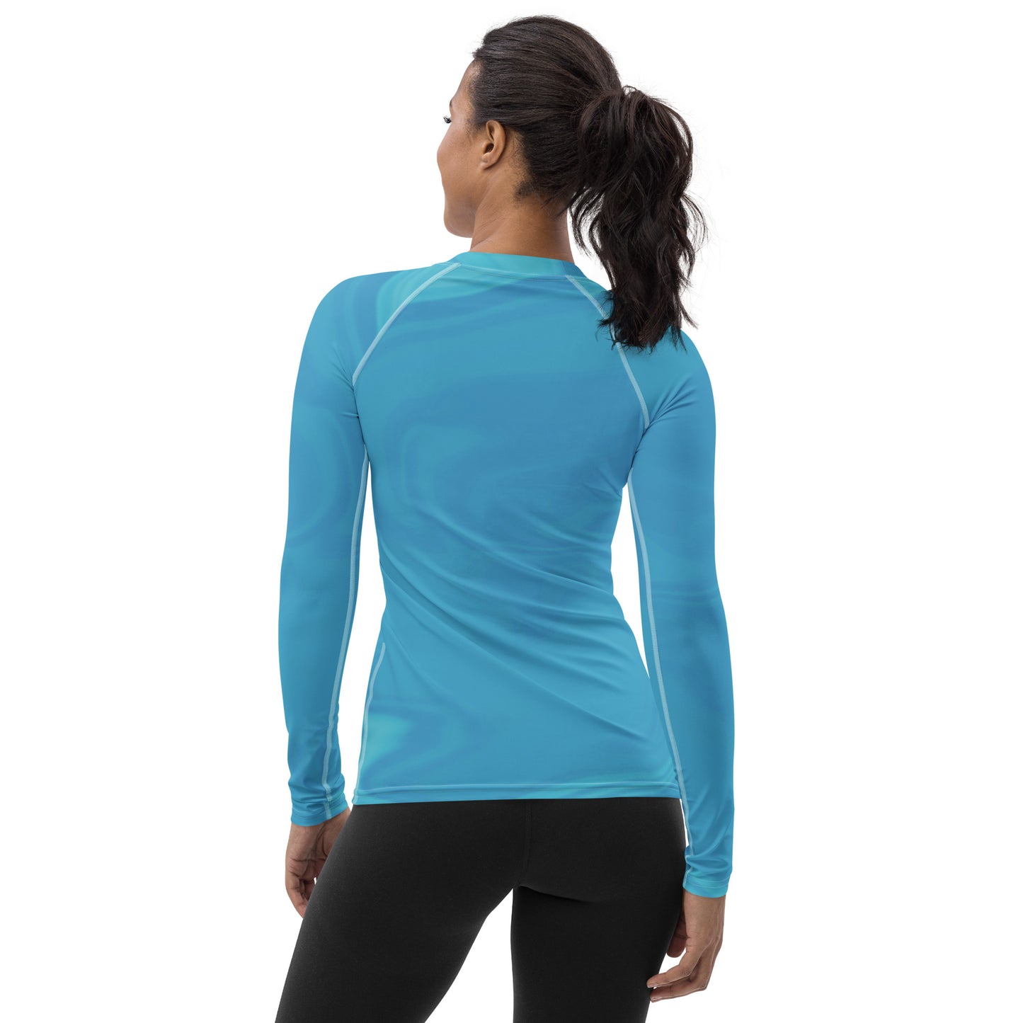 Women's Rash Guard (Whimsi Waves)