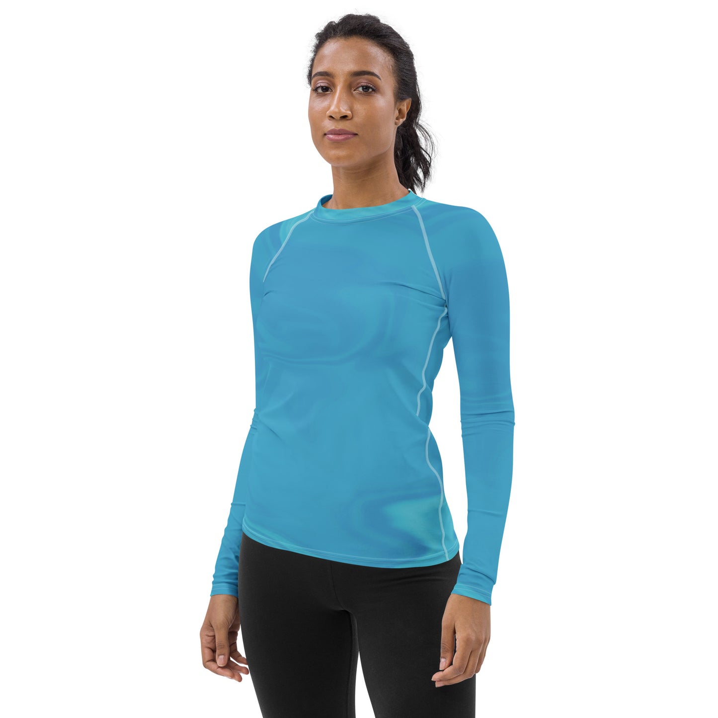 Women's Rash Guard (Whimsi Waves)