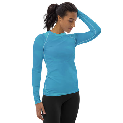 Women's Rash Guard (Whimsi Waves)