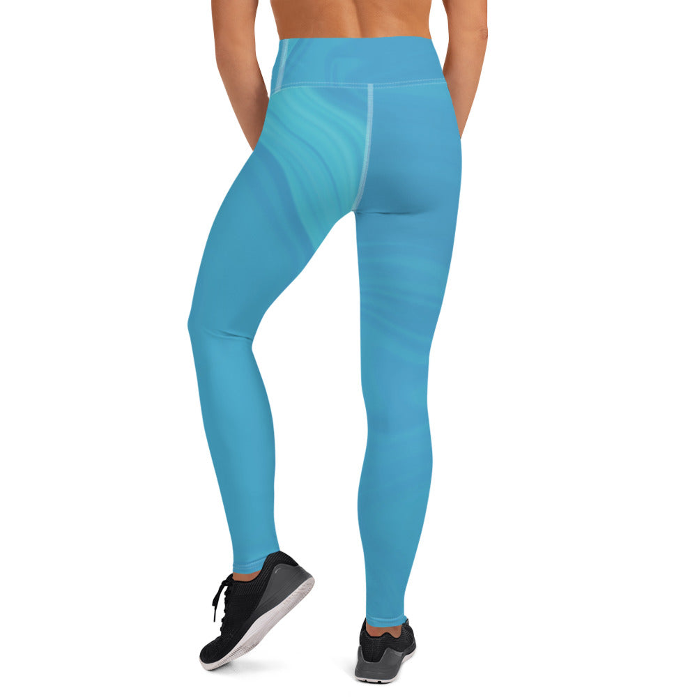 Yoga Leggings (Whimsi Waves)