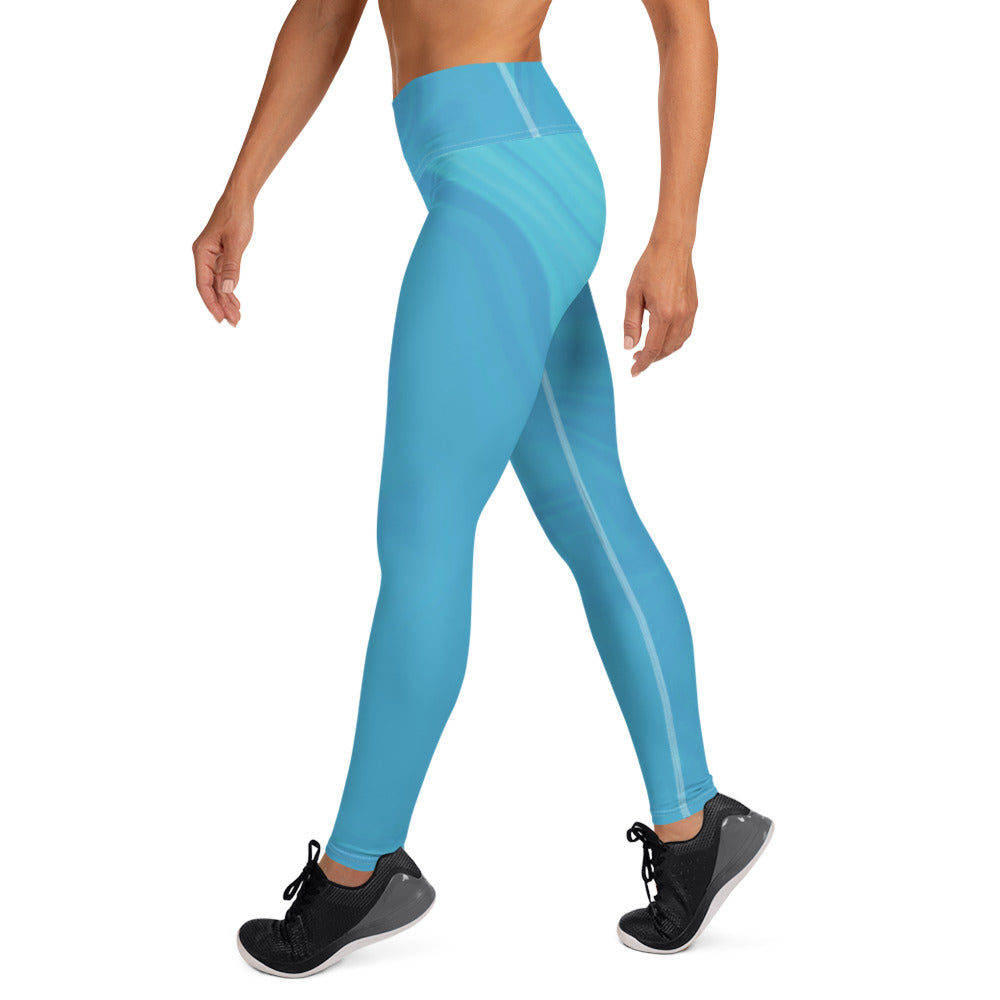 Yoga Leggings (Whimsi Waves)